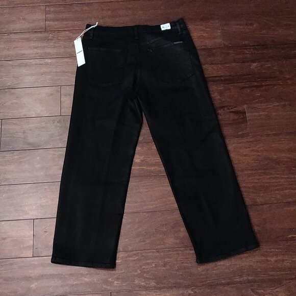 Hudson Noa High Rise Straight Crop Coated Black Jeans NEW WITH TAGS SIZE… - Picture 5 of 8